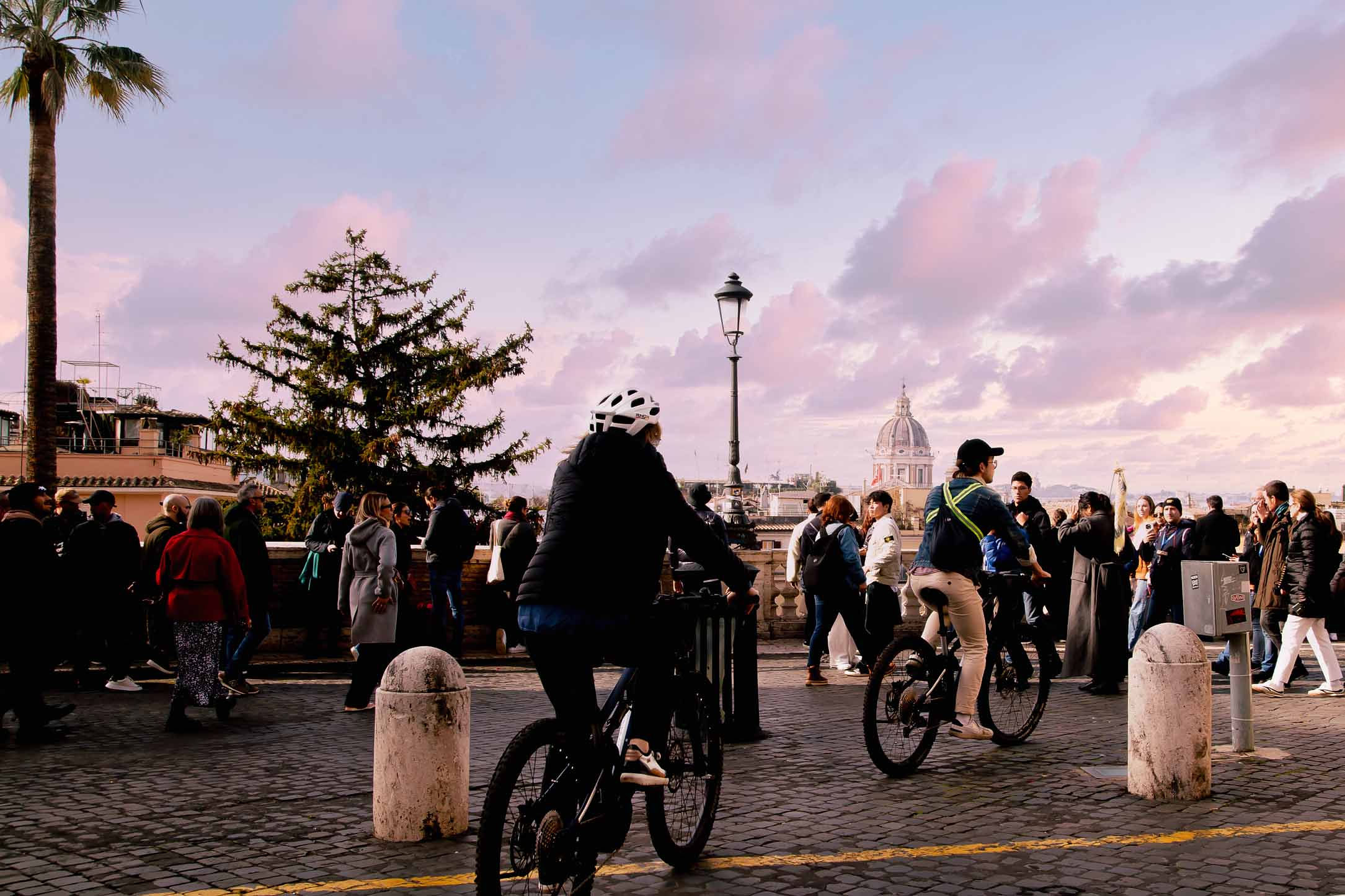 Roma'da Bir Gün e-bisiklet Turu ve Öğle Yemeği ile