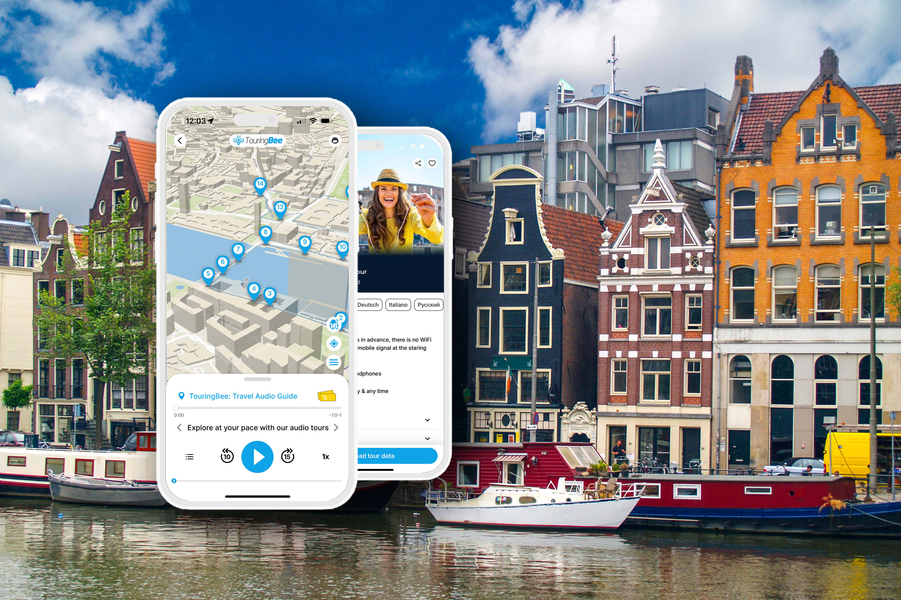 Amsterdam: Explore the Main Attractions with an Audio Guide