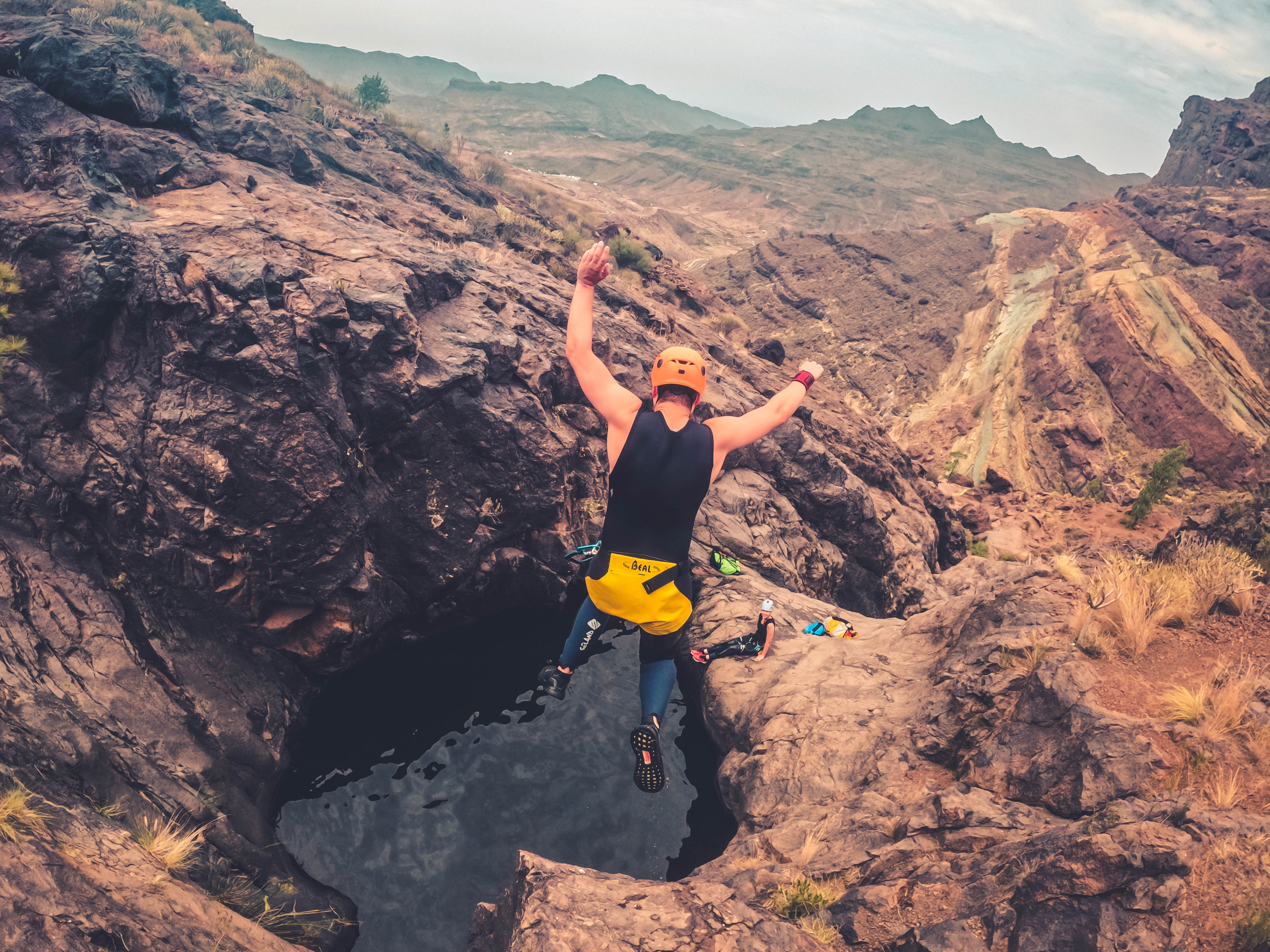 Cliff Jumping Canyoning in The Rainbow Rocks Ravine - Los Azulejos - Photo 4