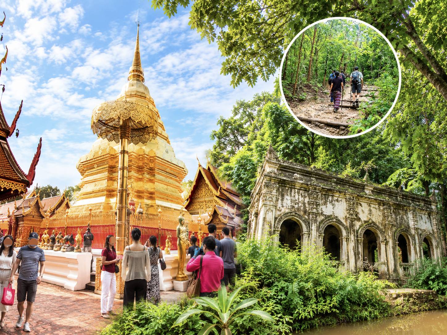 Chiang Mai – Doi Suthep Temple & Wat Pha Lat Hike