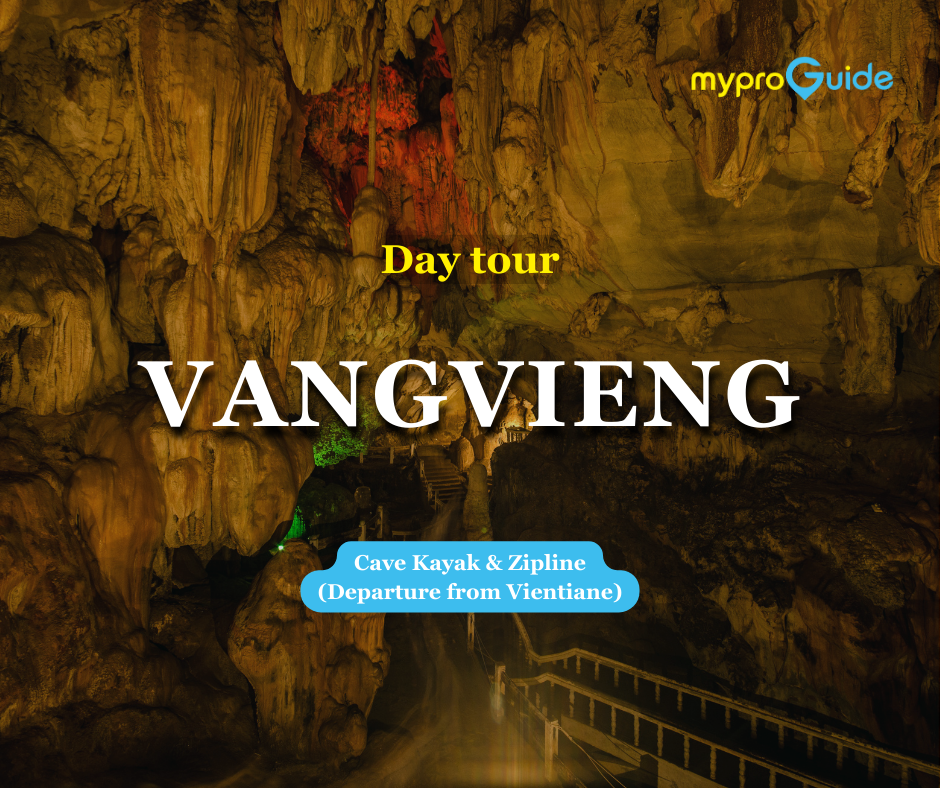Vangvieng con kayak en cueva y tirolesa (salida desde Vientiane)