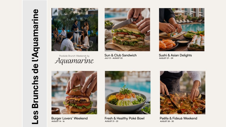 Los brunchs del Aquamarine