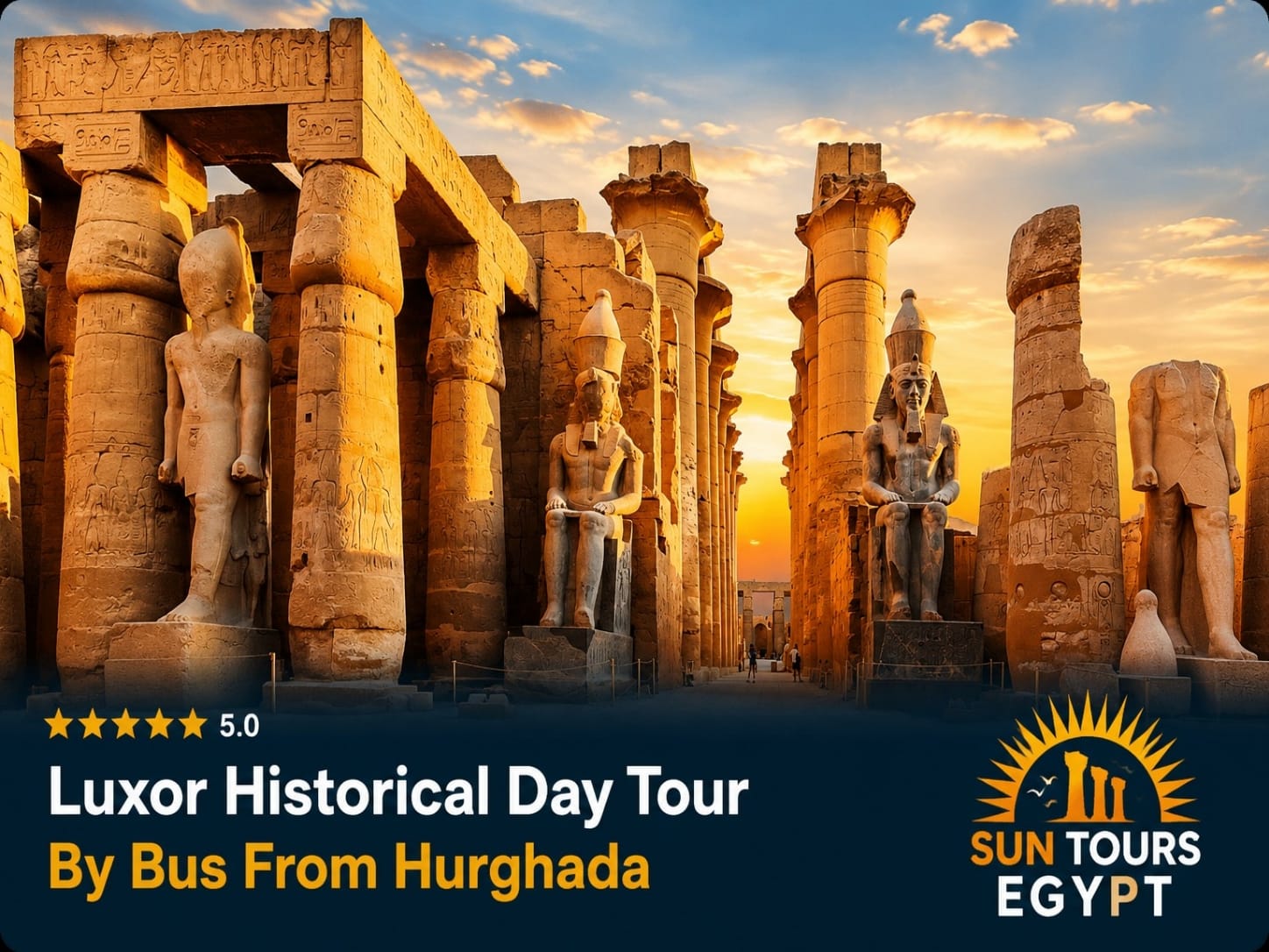 Hurghada'dan Otobüsle Luxor Tarihi Günlük Turu