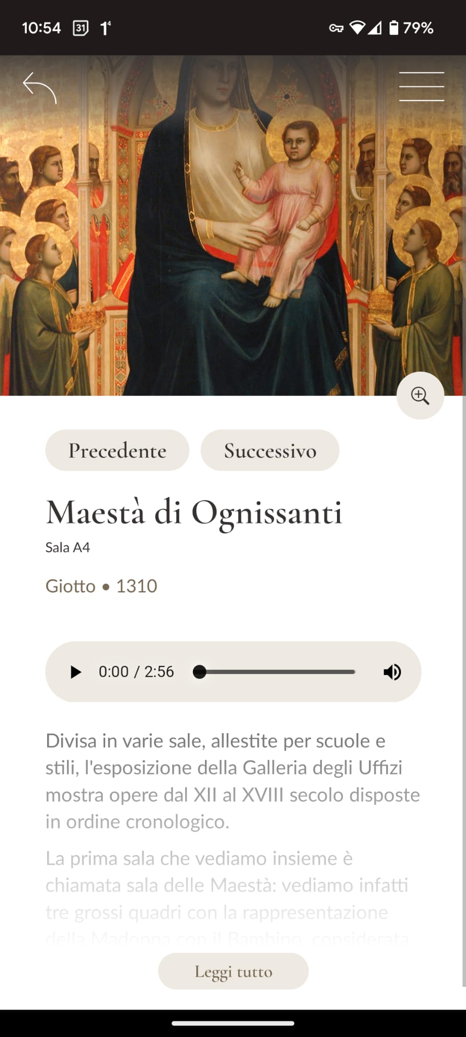 Floransa: Uffizi Galerisi Öncelikli Bilet ve Çok Dilli Sesli Uygulama