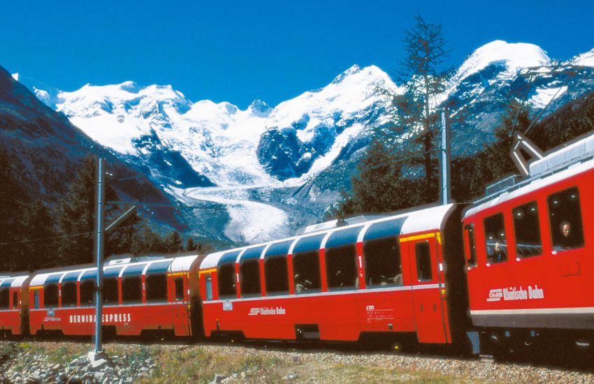 Swiss Alps Bernina Red Train & St. Moritz – Full Day Trip from Milan - Photo 3