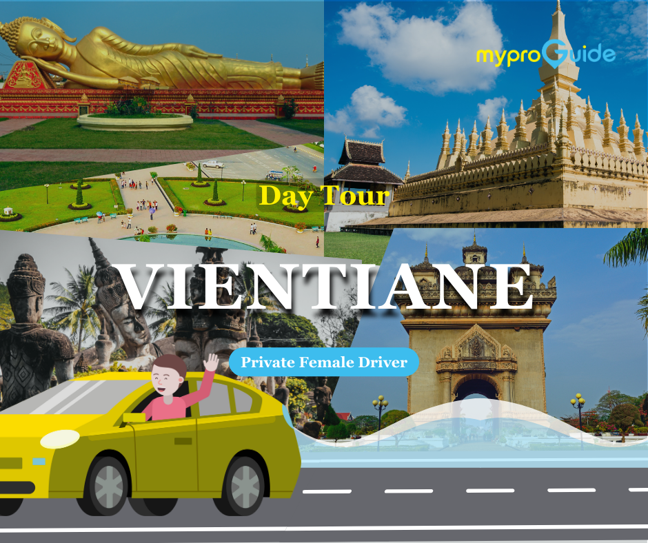 Conductor femenino privado en Vientiane