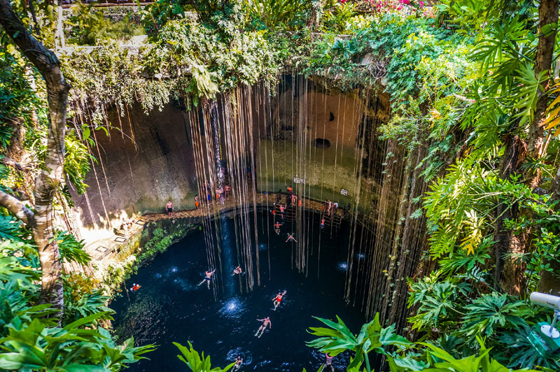 Chichen Itza, Cenote ve Valladolid buluşma noktası ile