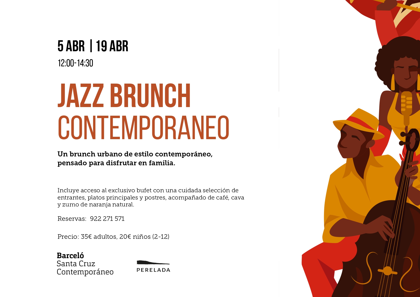 Domingos de Jazz Brunch en Barceló Santa Cruz Contemporáneo