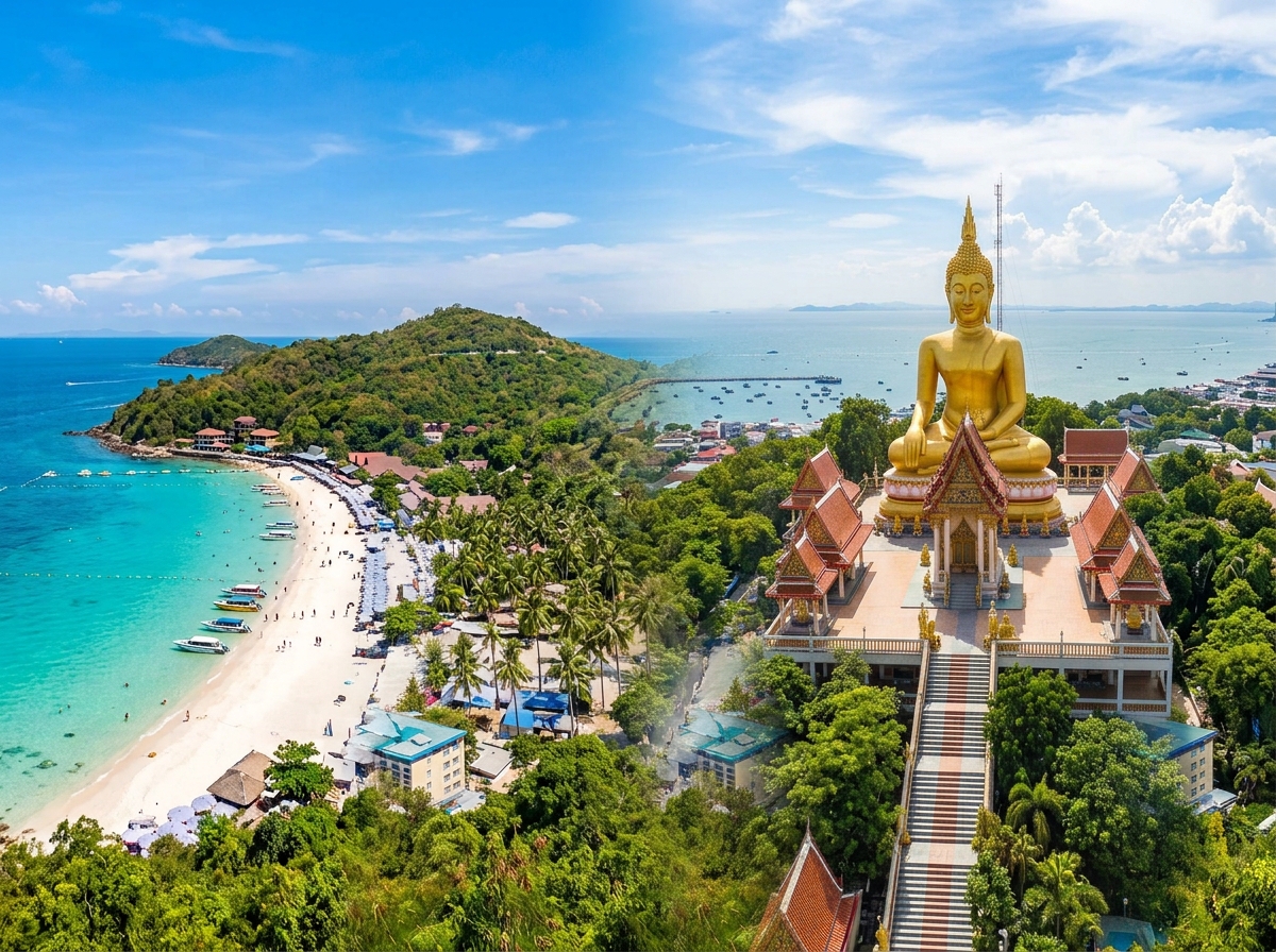Pattaya Koh Larn Coral Island and Art in Paradise From Bangkok