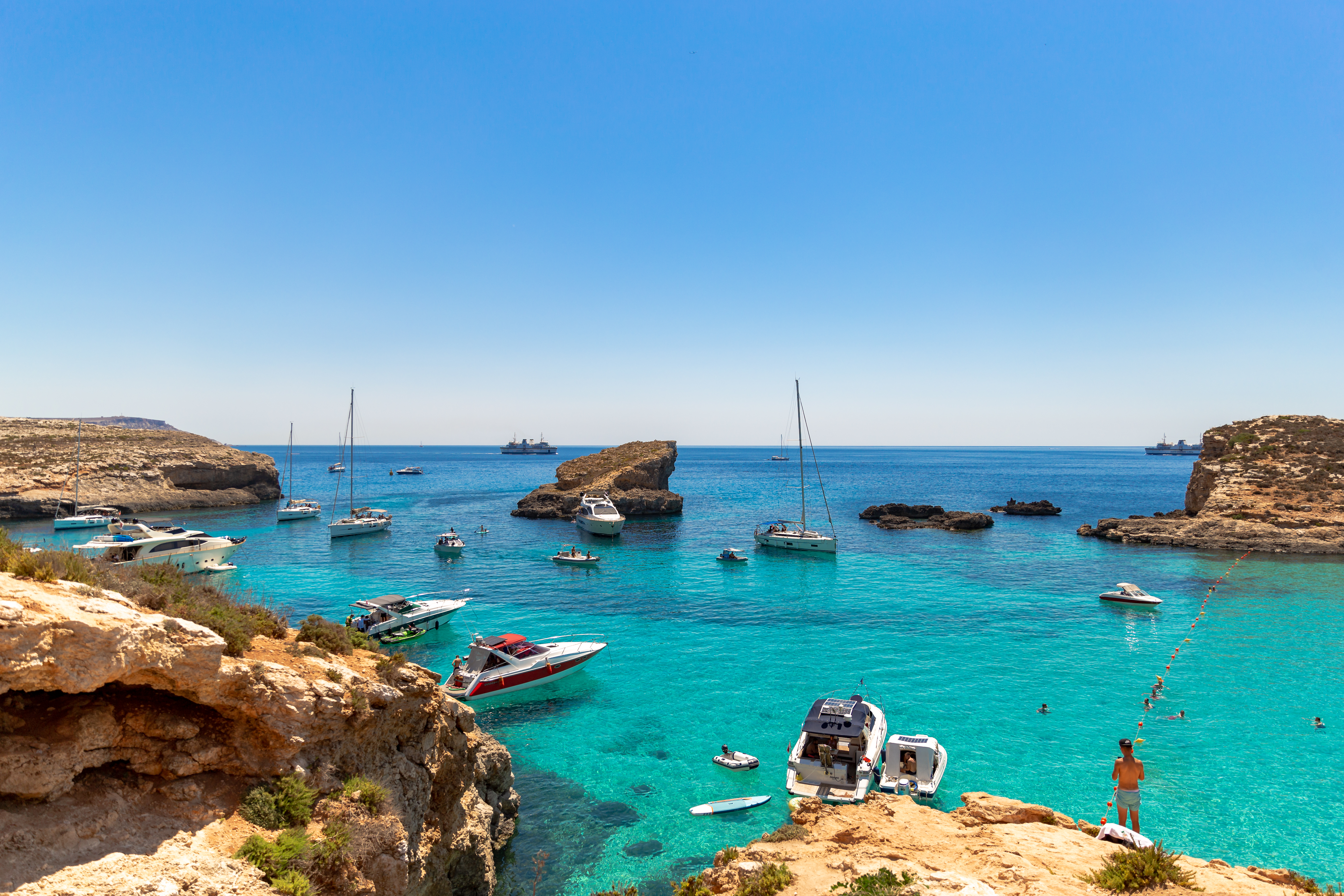 Traditional Boat Tour - Bugibba: Blue Lagoon, Comino and Gozo 