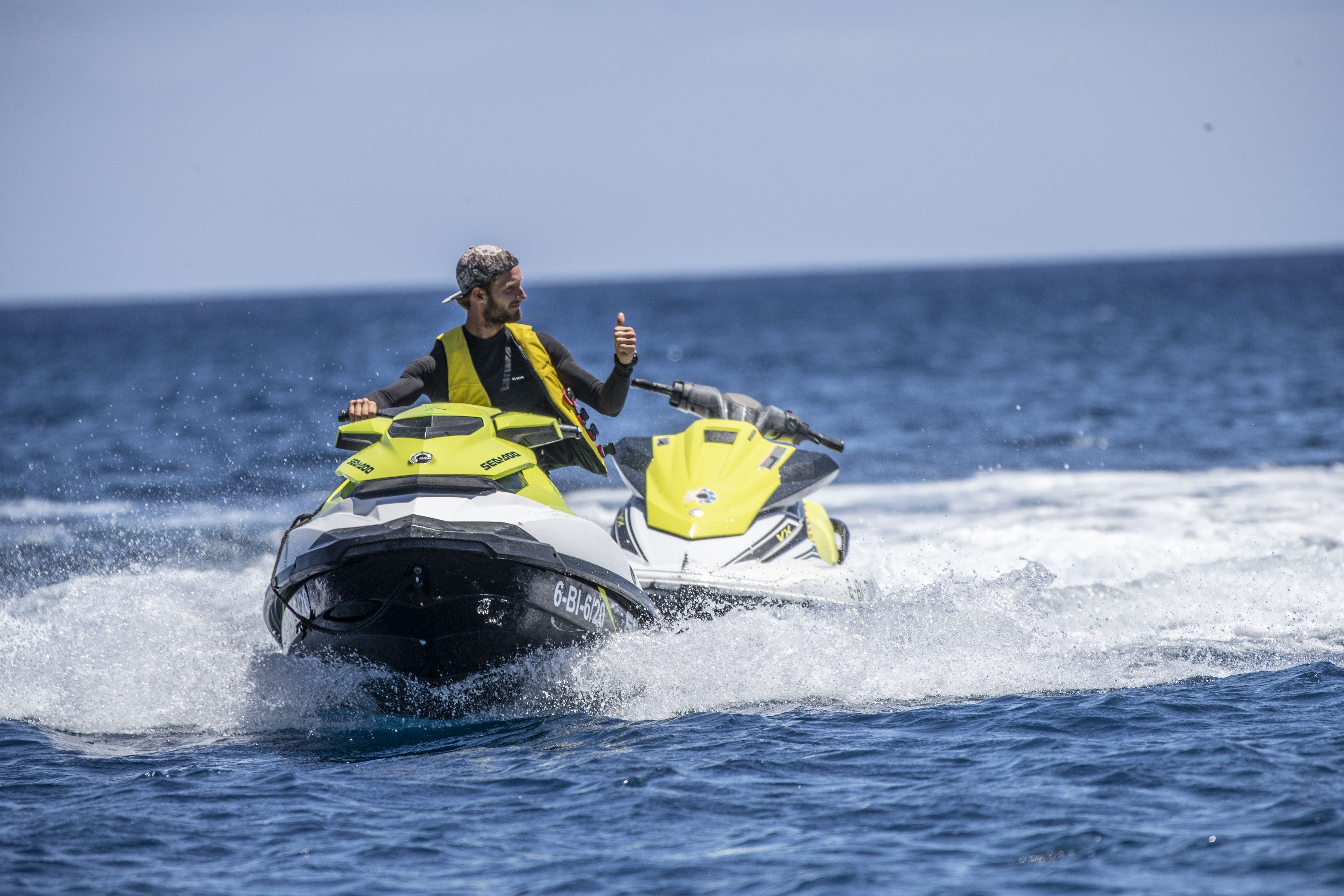 Tour en moto de agua de 40 minutos por Playa Blanca