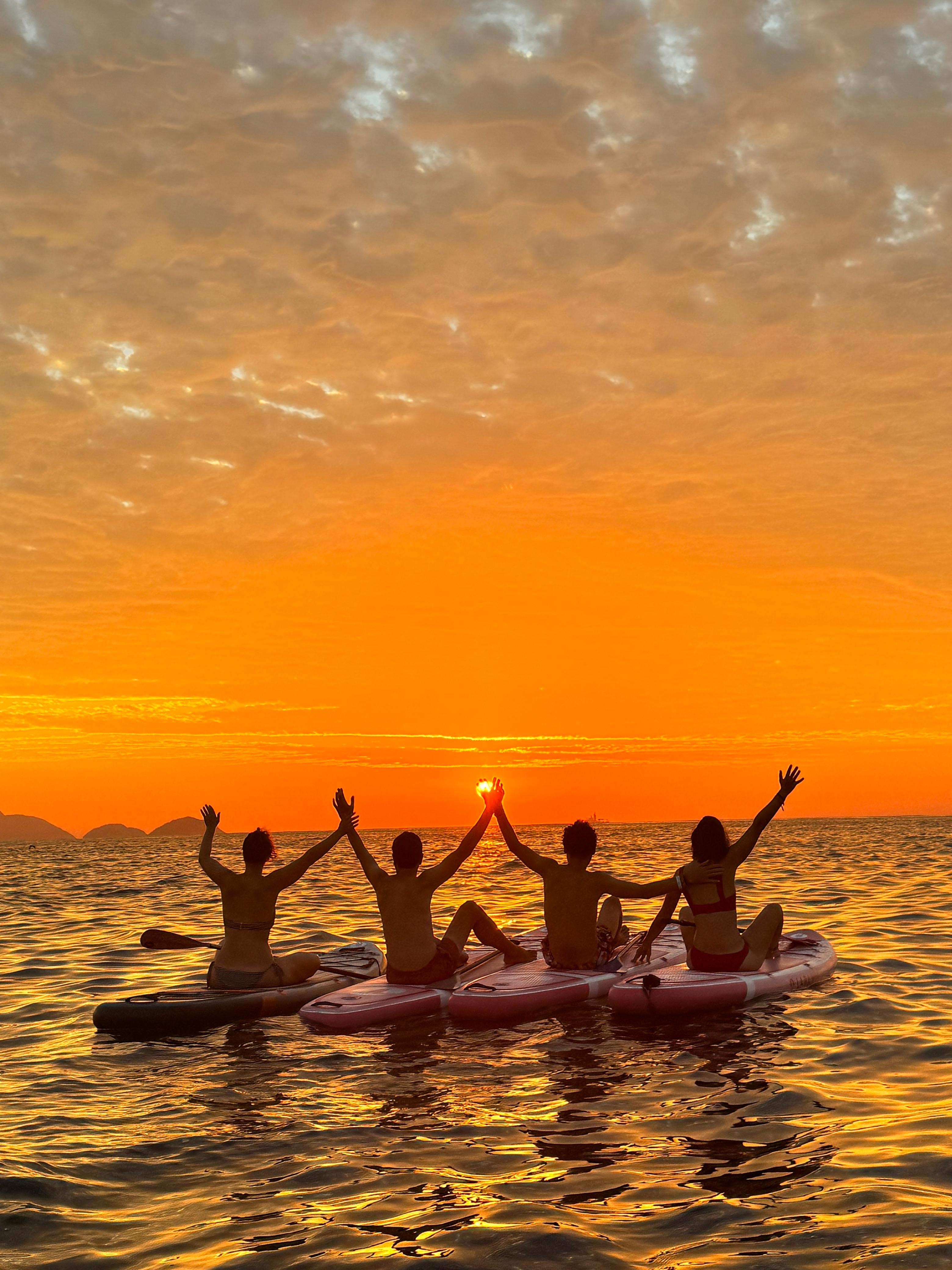 Experiencia de remo de pie al amanecer | Copacabana