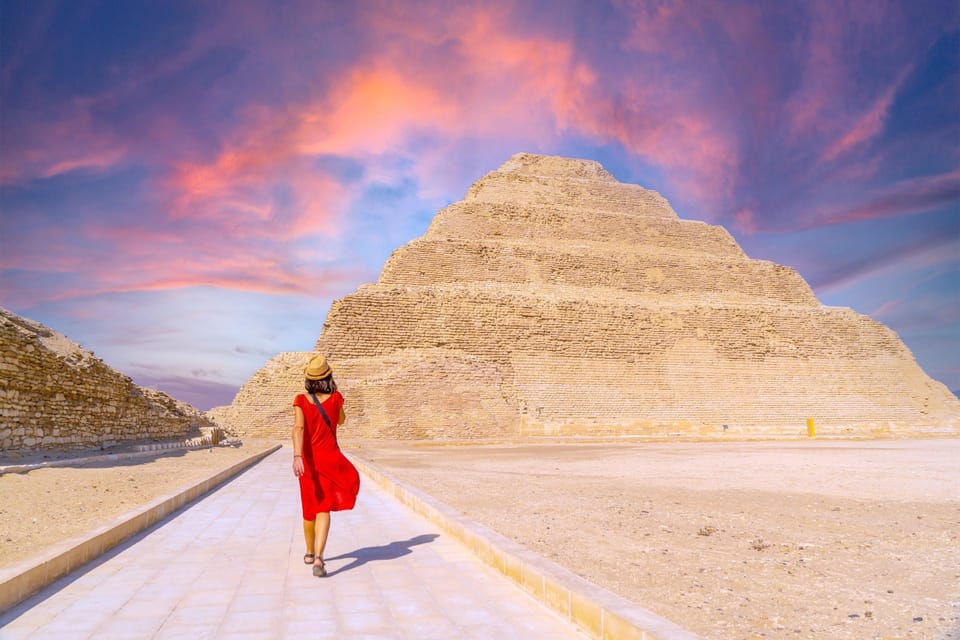 Cairo : Full Day Giza Pyramids, Memphis, Dahshur & Saqqara Tour