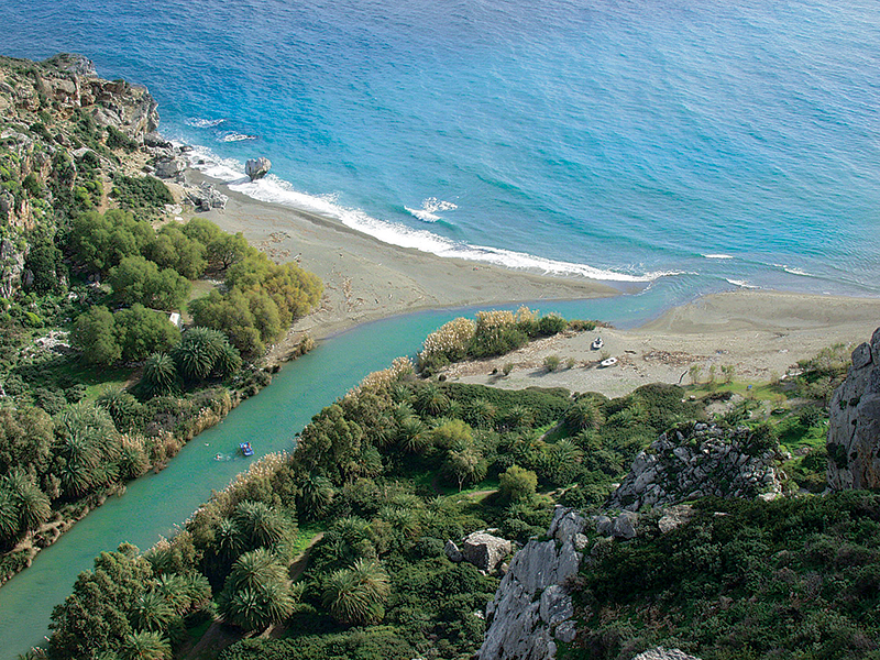 Private Tour: Preveli Palm Beach From Rethimno