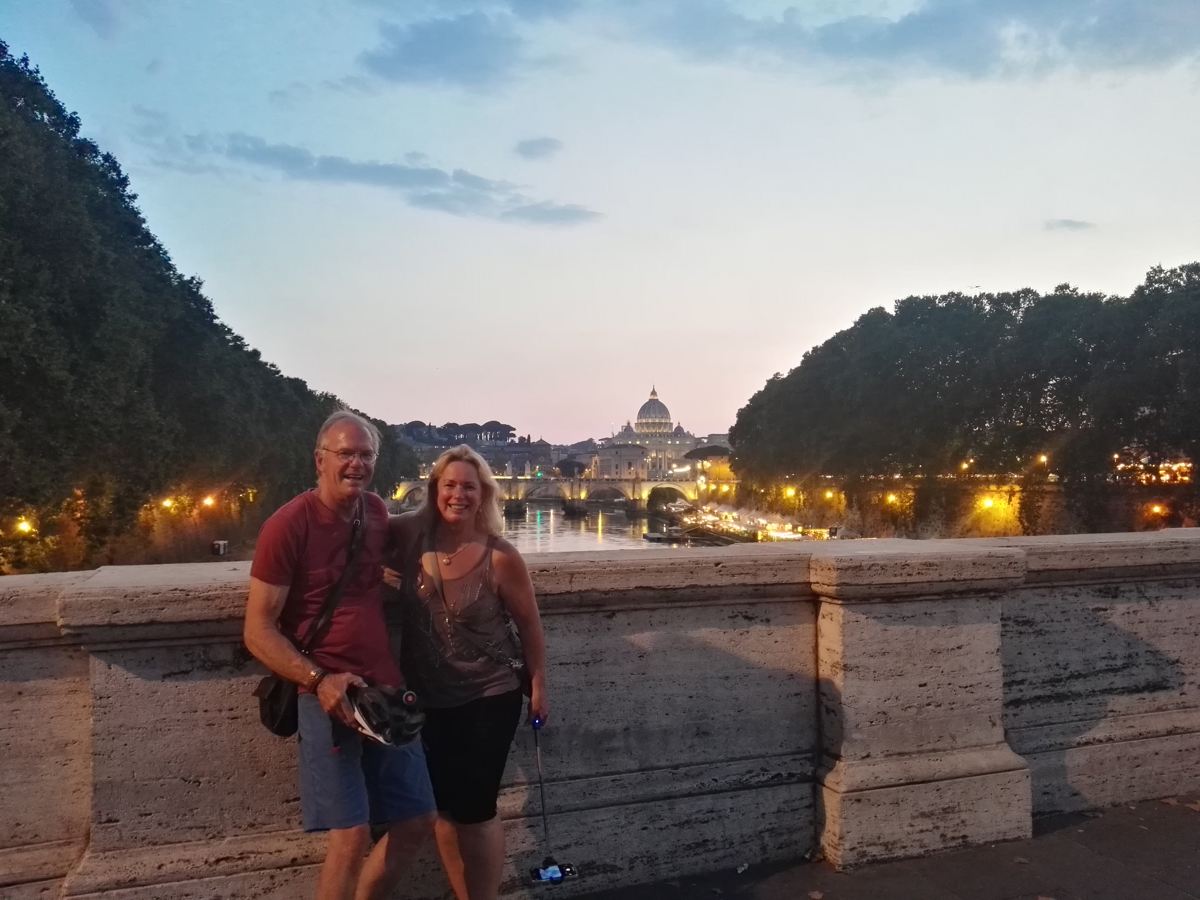 Rome by Night City Bike Tour with Sunset, Views and Evening Lights | Upgrade available: Pizza Night - Photo 9