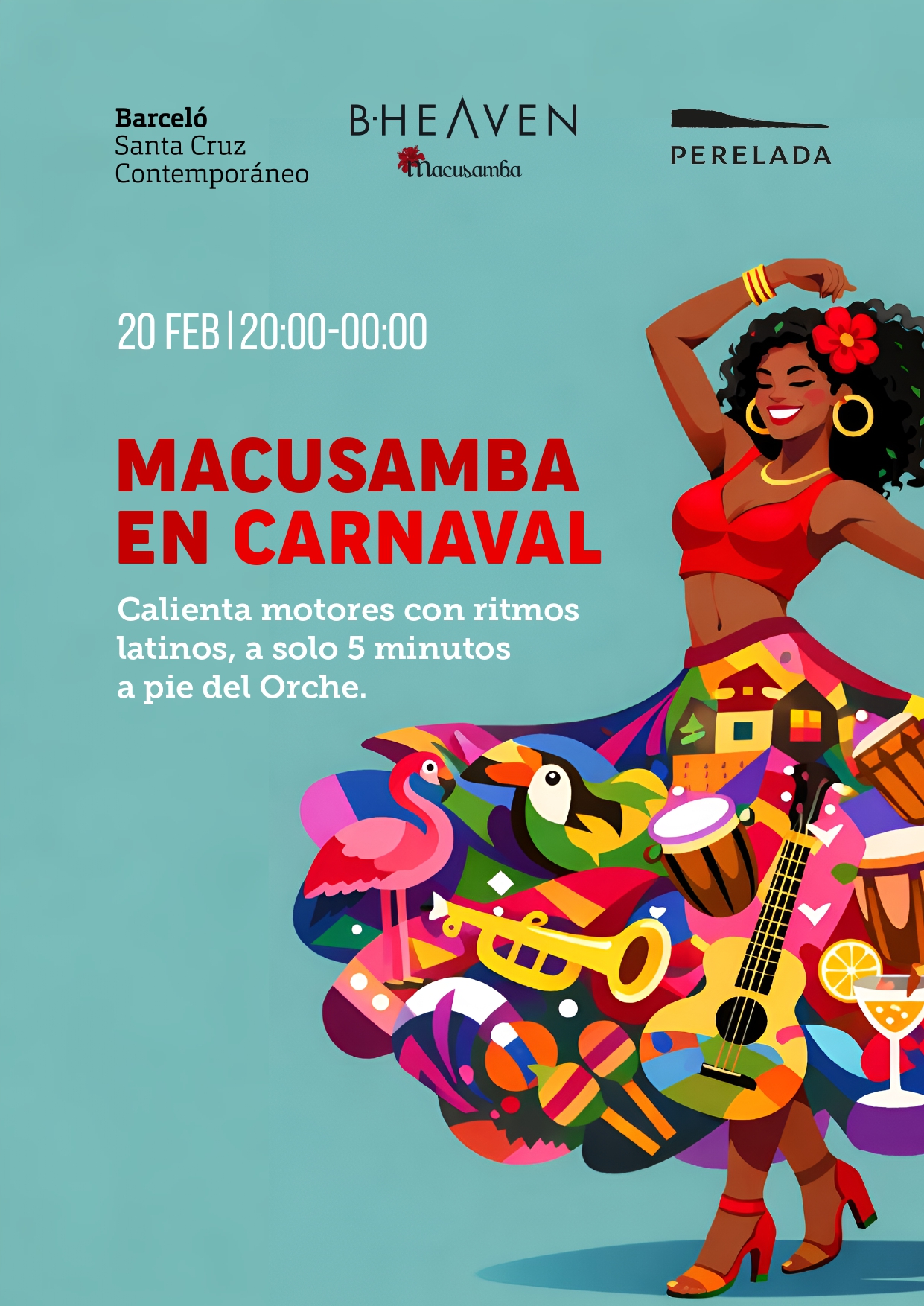 Macusamba at Carnaval-Barceló Santa Cruz Contemporary