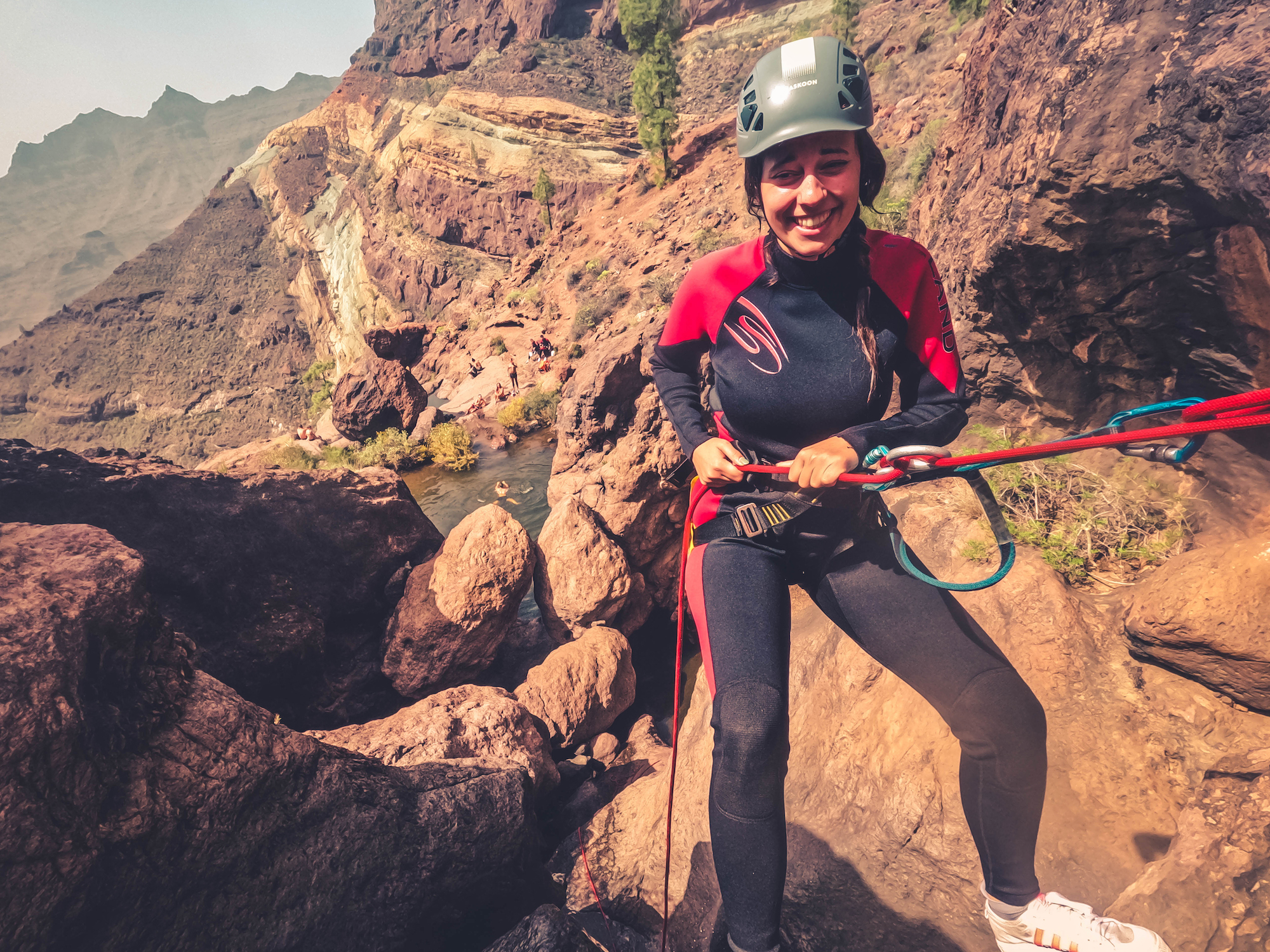 Cliff Jumping Canyoning in The Rainbow Rocks Ravine - Los Azulejos - Photo 2