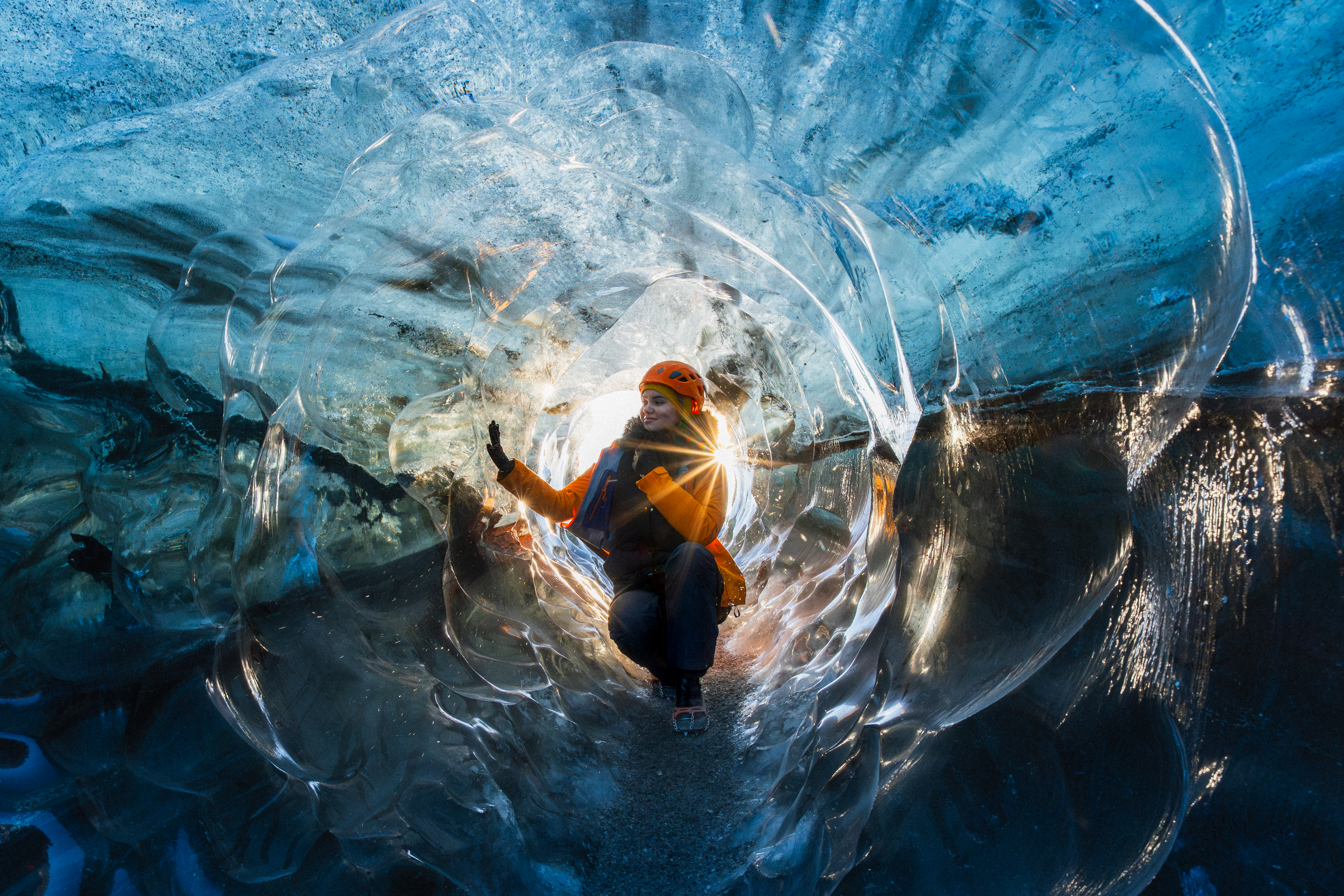 Crystal Ice Cave Tour