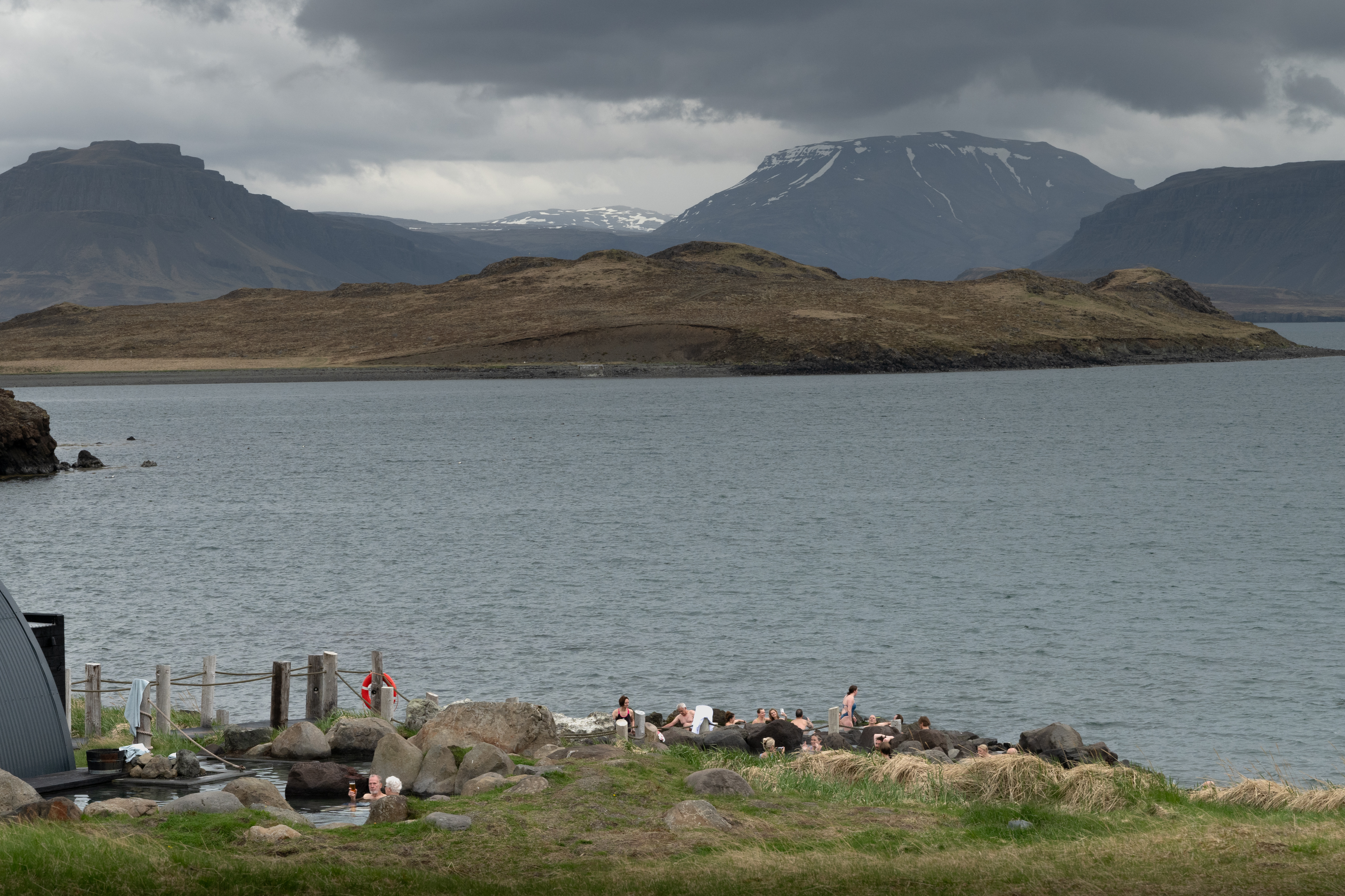 Borgarfjörður, Silver circle in minivan: lava tunnel and hot spring - photo 13