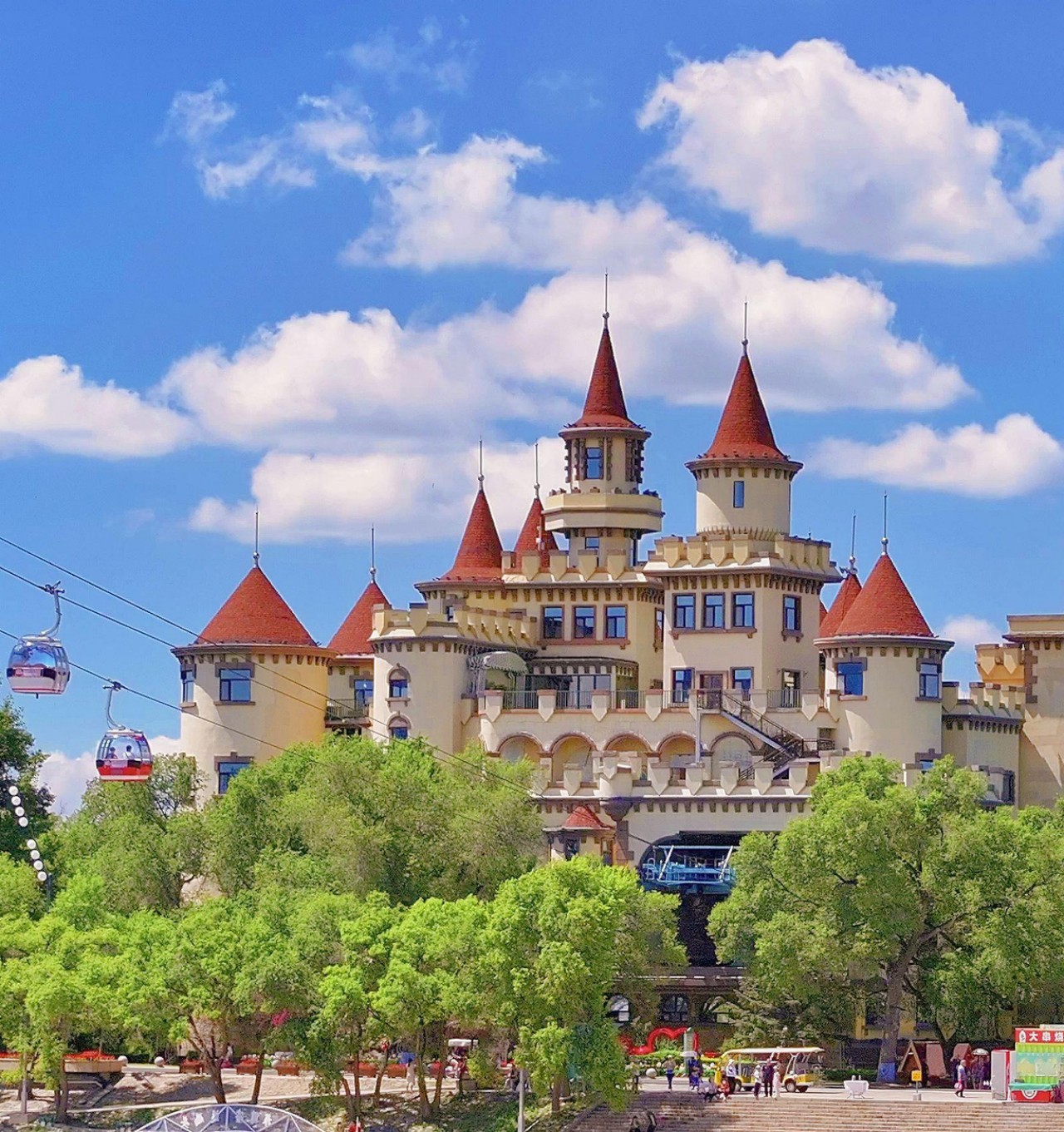 Harbin：Songhua River Sightseeing Cableway Round-Trip Ticket