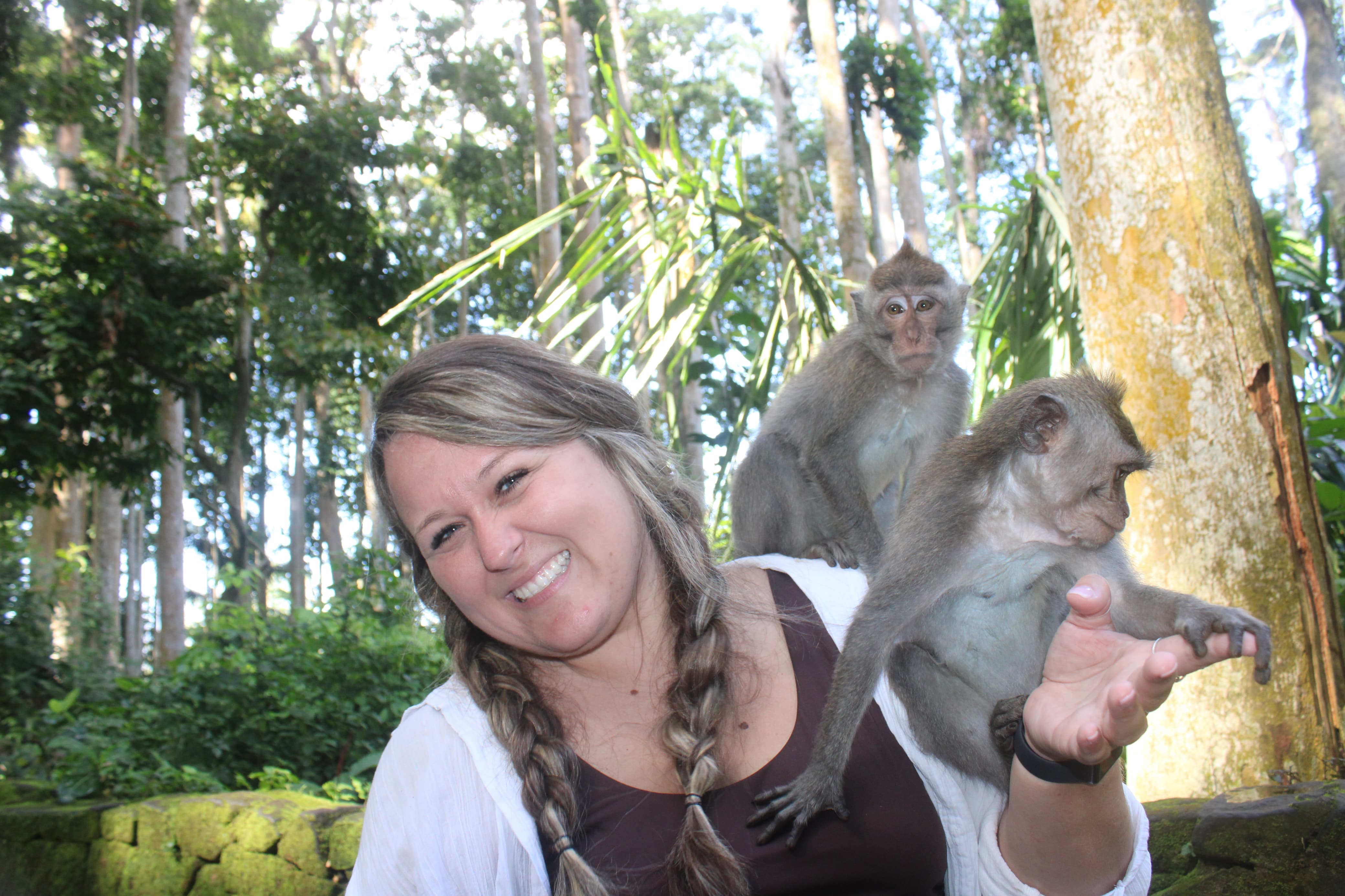 Tour privado de Ubud con cascada, templo y bosque de monos