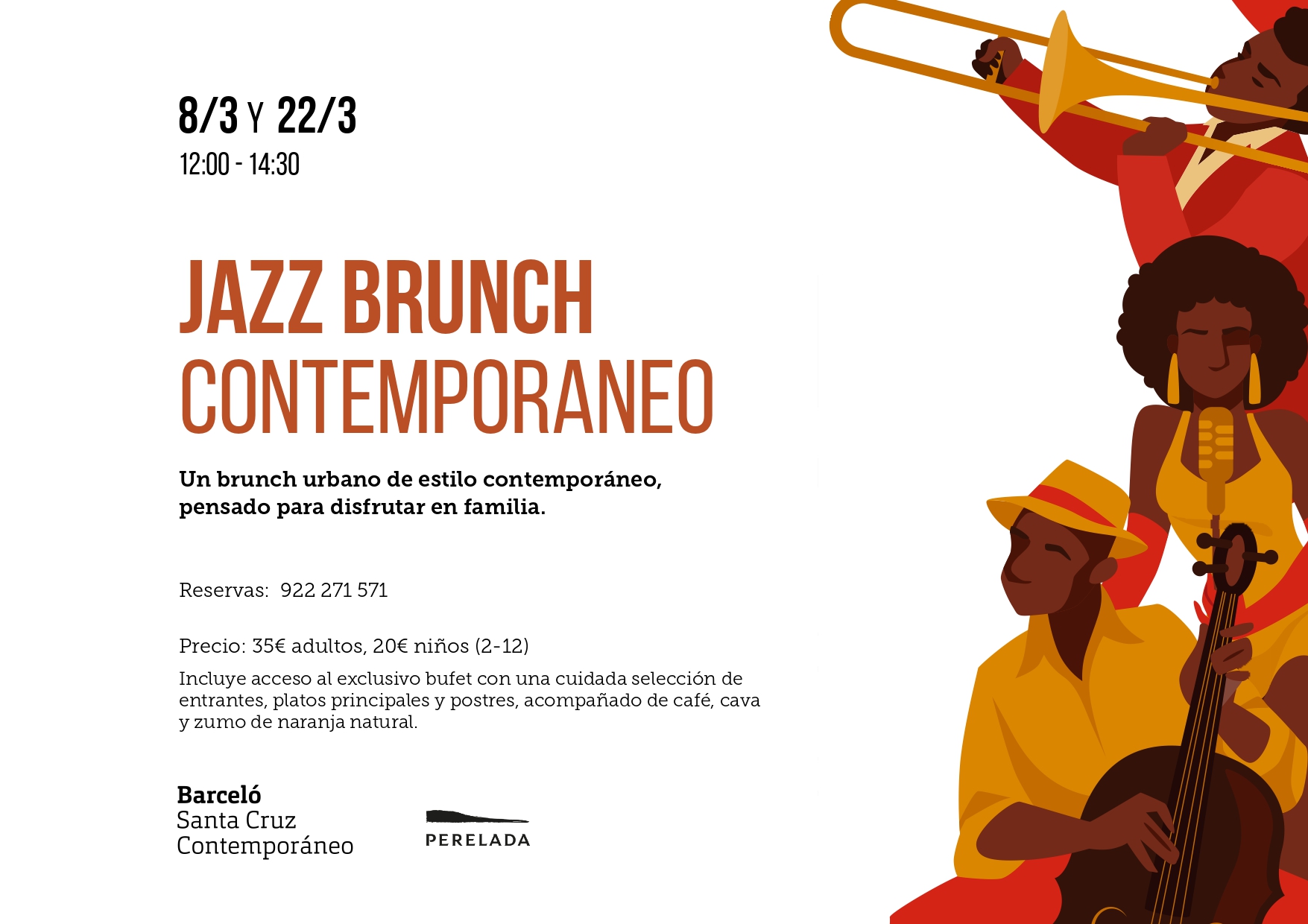 Jazz Brunch Sundays at Barceló Santa Cruz Contemporary