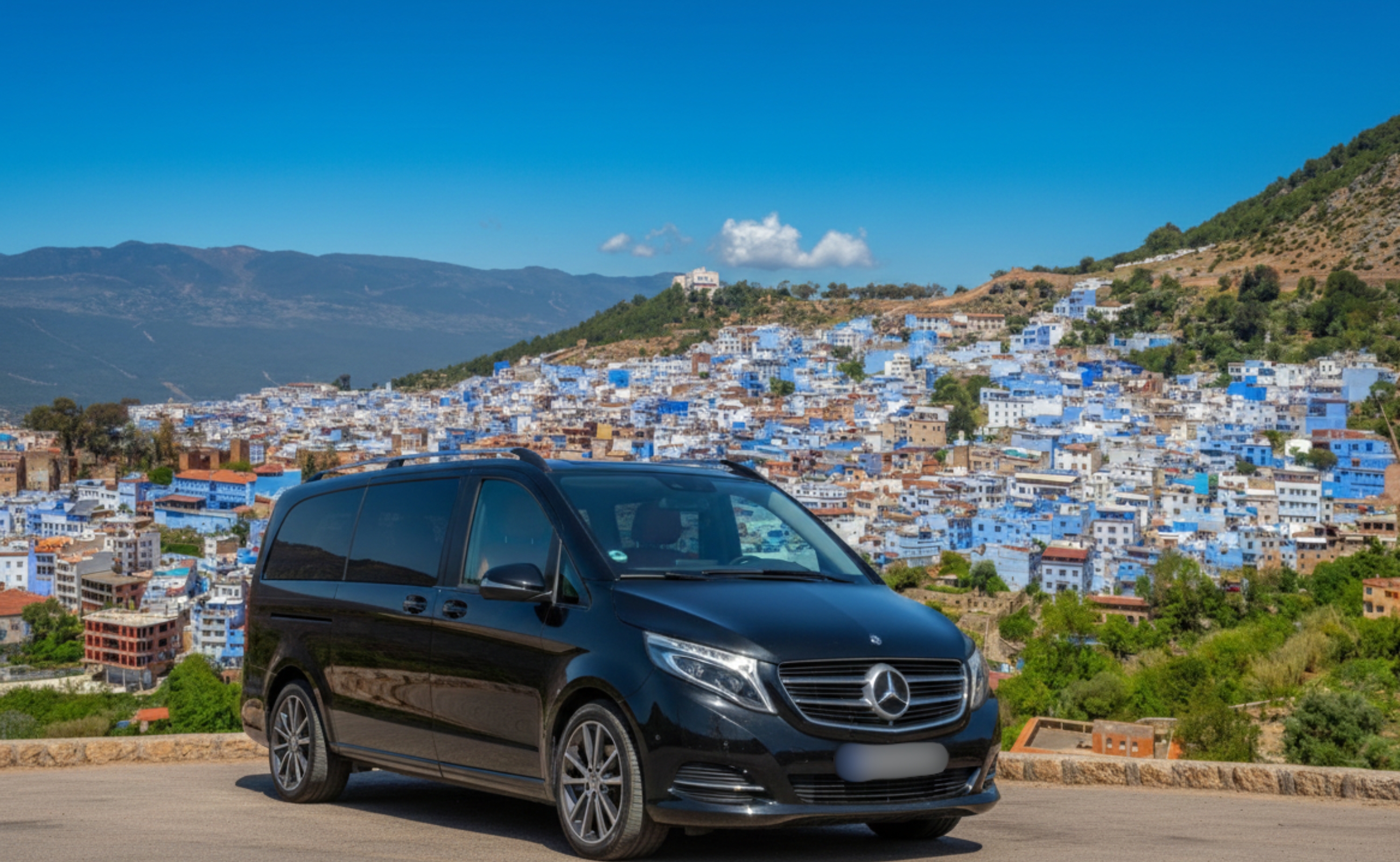 Excursión privada de un día desde Tánger a Chaouen: furgoneta privada y conductor