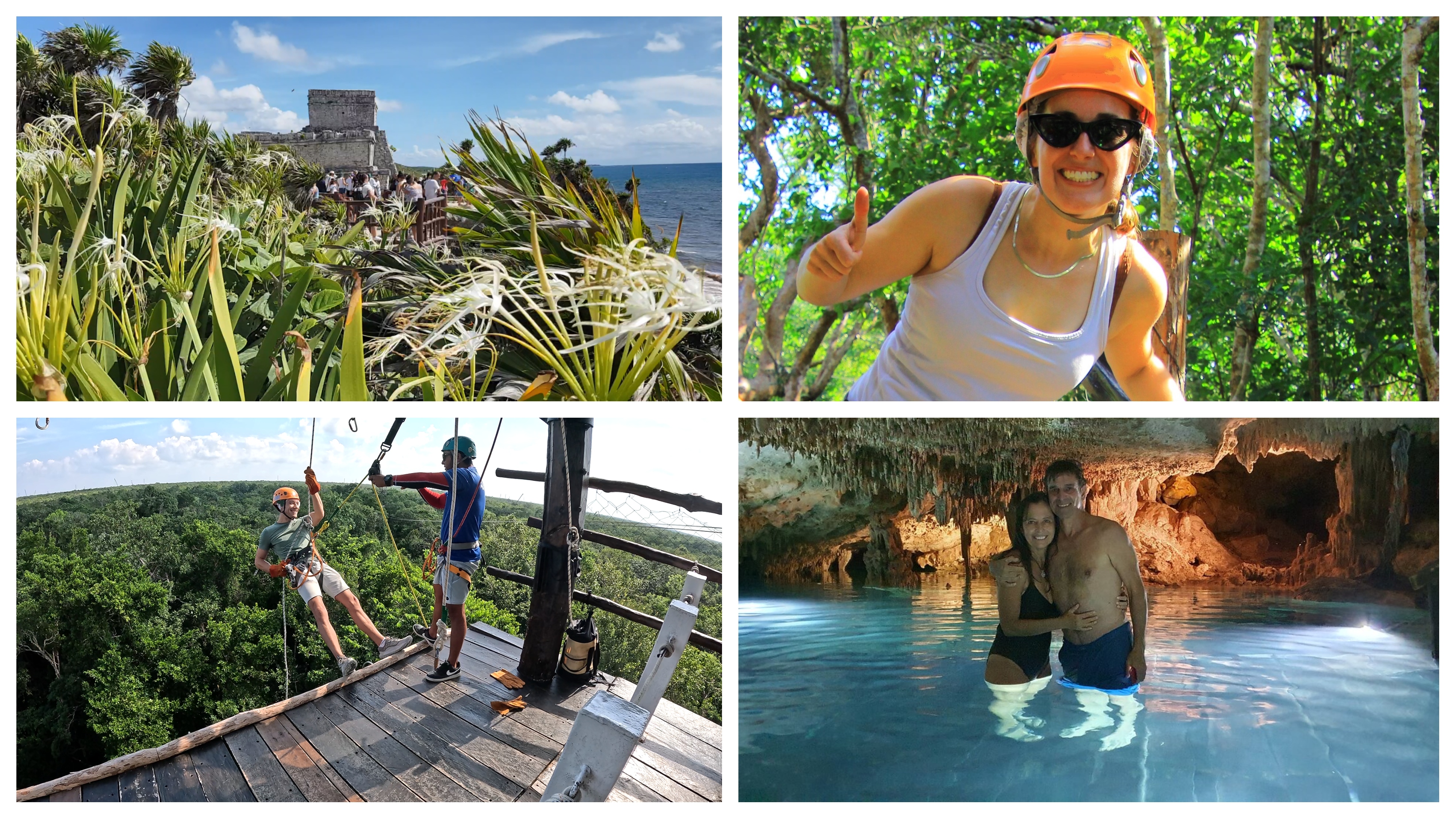 Tour por la jungla de Playa del Carmen: Tulum, snorkel en cenote y tirolesa
