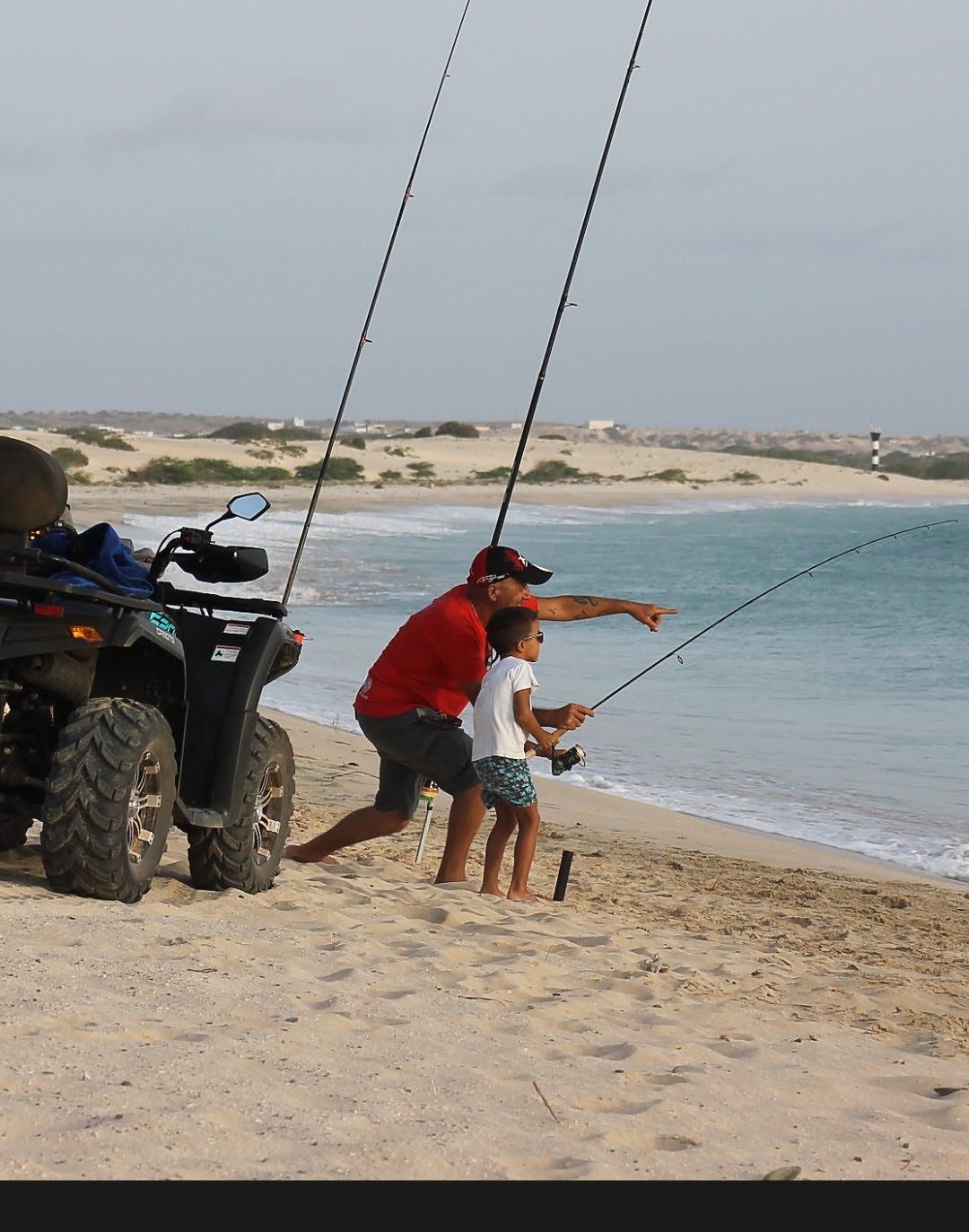 Excursión de pesca en quad — Santa Mónica o Curral Velho