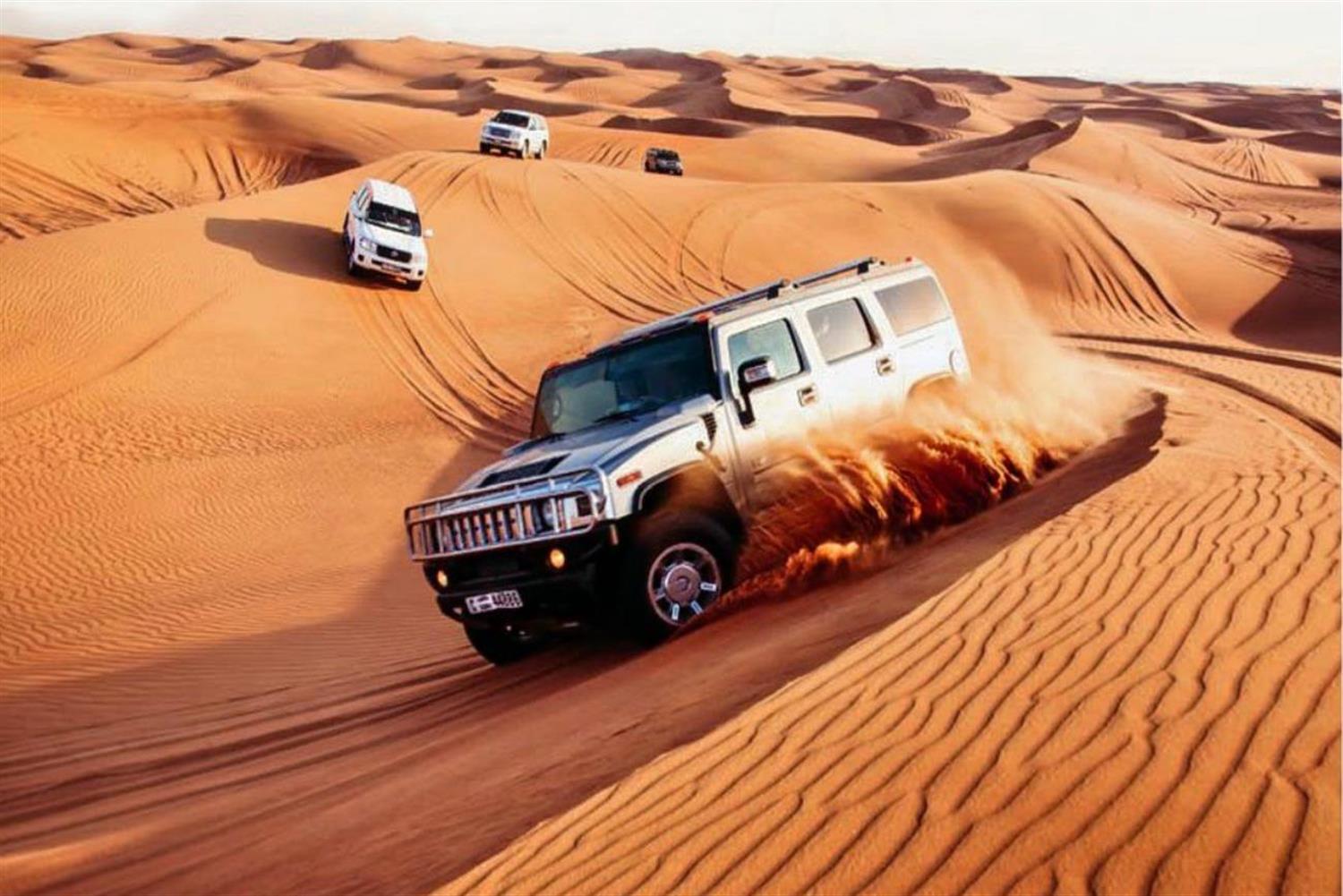 4X4 Dubai Hummer H2 Safari with BBQ Dinner